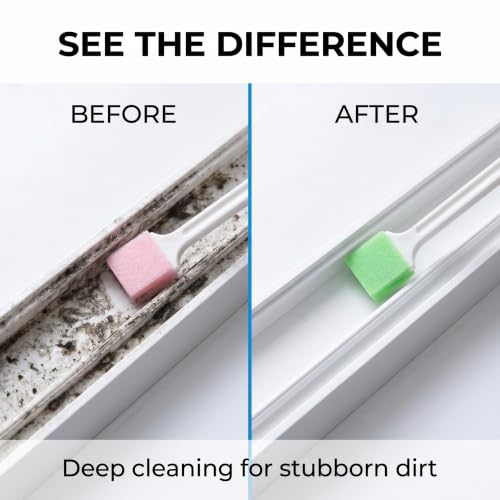 9Pcs Household Crevice Cleaning Brush Window Track Deep Scrubber Set - color: 9pcs-crevice Cleaning Brush
