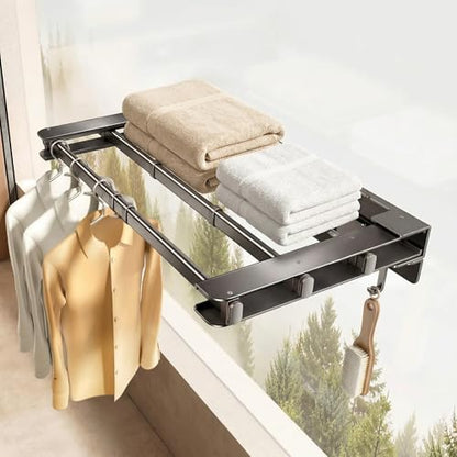 Clothes Drying Rack Foldable,Pool Towel Rack Outdoor