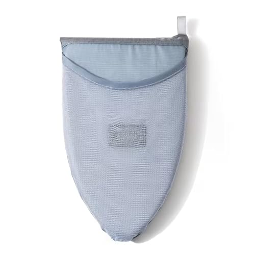 Mini Handheld Ironing Board, Portable Garment Steamer Ironing Glove, Heat Resistant Ironing Mitt for Clothes, Gray