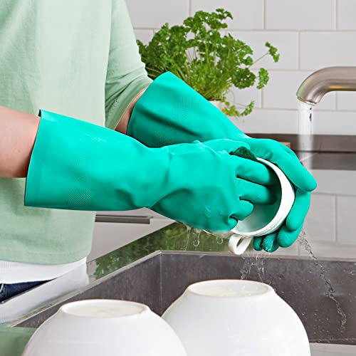 ThxToms Chemical Resistant Nitrile Gloves, Latex Rubber Free, 1 Pair, L - size: Large (Pack of 1)