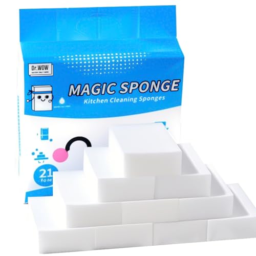 21-Pack Extra-Thick Melamine Cleaning Sponges - size: 21 Ct (Extra-Thick)