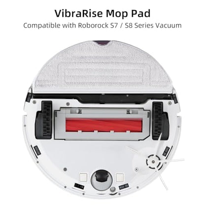 6 Pcs Mop Pad for Roborock S8/S8+/S7/S7+/MaxV/Plus/Ultra/Pro Ultra Vacuum