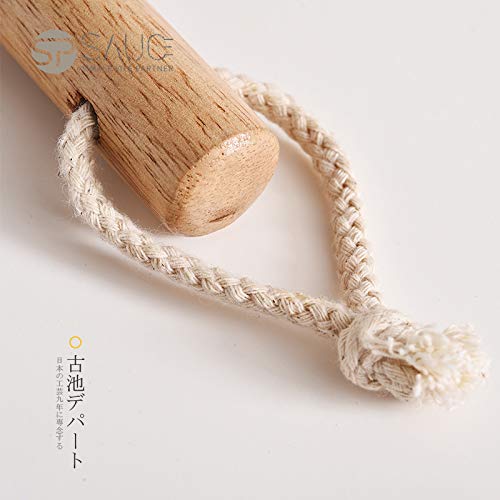 Wodden Cleaning Brush, Bottle Washing Brush, Pan Scrub Brush, Natural Coconut Fiber Brush Head , Sturdy, Deep Cleaning, Eco-Friendly