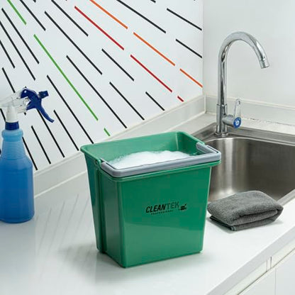 Restaurantware 6 qt Green Cleaning Bucket - color: Green, size: 6 Quarts