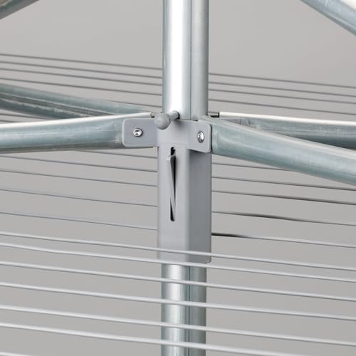 Household Essentials Parallel Clothesline Outdoor Dryer, 30 Lines with 210 Feet of Drying Space, No-Rust Steel