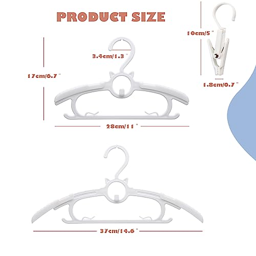 Baby Nursery Closet Hangers,30Pack Space Saving Kids Hange White - color: White, size: 30 pieces