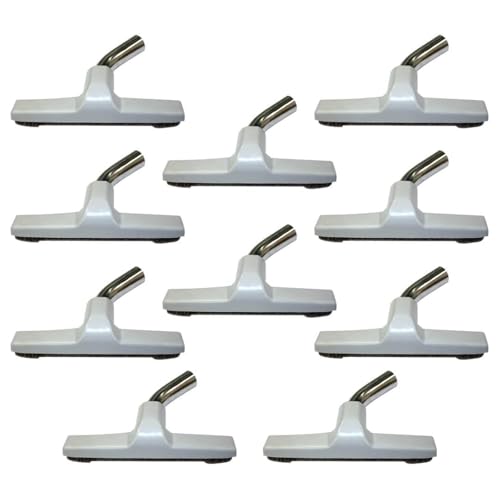 Selgo Universal Vacuum Cleaner Floor Brush for Hardwood Floors, 1.25" Fit – Soft Bristles, Scratch-Free Cleaning (Pack of 10) - color: White