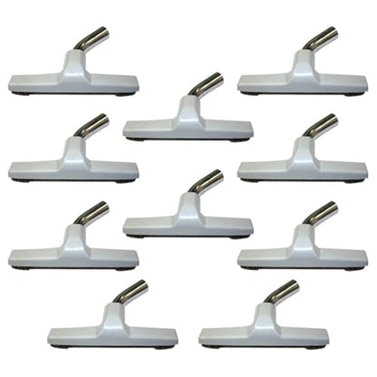 Selgo Universal Vacuum Cleaner Floor Brush for Hardwood Floors, 1.25" Fit – Soft Bristles, Scratch-Free Cleaning (Pack of 10) - color: White