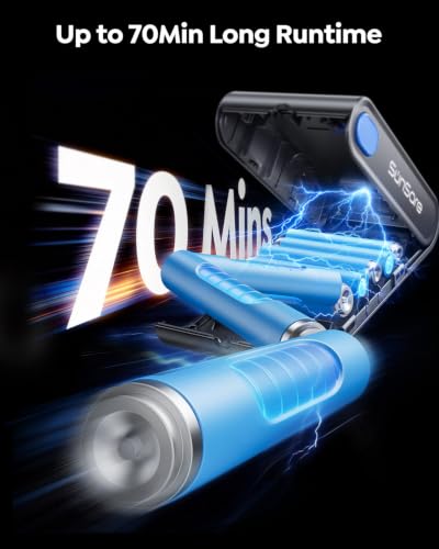 Cordless Vacuum Cleaner, 650W/55KPa/70Mins Stick Vacuum with Bendable Wand, 3.3 ft Hose, Auto Mode, Self-Standing, Aromatherapy, V-Shaped Anti-Tangle Brush for Hard Floor, Carpet & Pet Hair (X13)