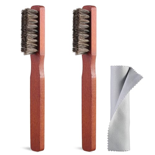 Shoe Brush Shoe Polish Brush Horse Hair Brush for Leather Horsehair Shoe Brush Professional Shoe Polish Applicator