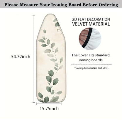 Nuxovilar Eucalyptus Leaves Ironing Board Cover 15x54 Polyester - color: Yph01007