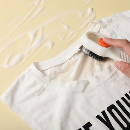 2 Pcs 2 in 1 Multifunction Cleaning Brush Shoe Laundry Brush, Scrub Brushes