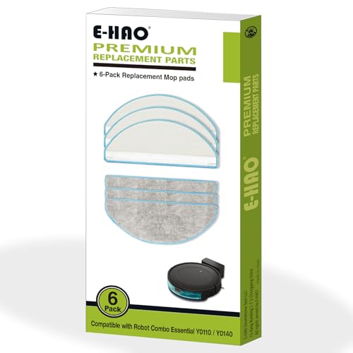 Vac Mop Pads for iRobot Roomba 104/105/105x/Y/Essential Combo Series - color: 6 Pack for 105&104