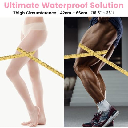 Waterproof Cast Covers for Shower Leg/Calf, Cast Cover after Surgery - color: Leg, style: Reinforced Pink