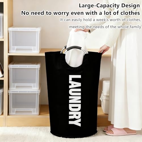 A Large 90 Liter Laundry,Black - color: black