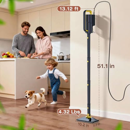 10-in-1 Steam Cleaner, Detachable Handheld Steam Mop for Multi-Surface - color: Gray