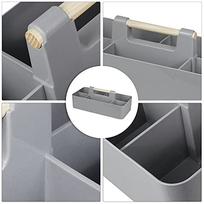 Baby Shower Caddy Plastic Nursery Portable Storage Organizer Gray - color: Grey