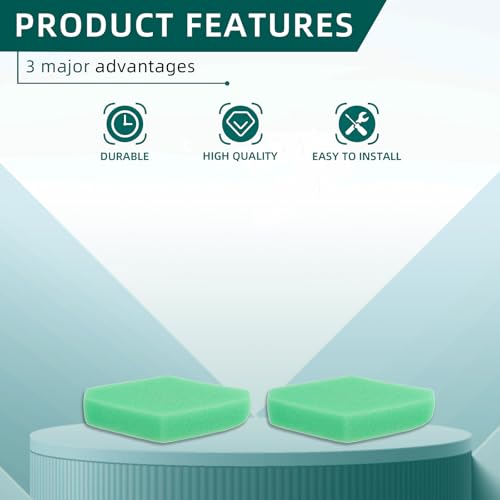 AUTOKAY Foam Air Filter Cleaner 797301 5 Pack Replace for 4249 5433 797301 5433K Stens 100-955 for 675-875 Series 111000 112000 114000 121000 122000 124000 Engine