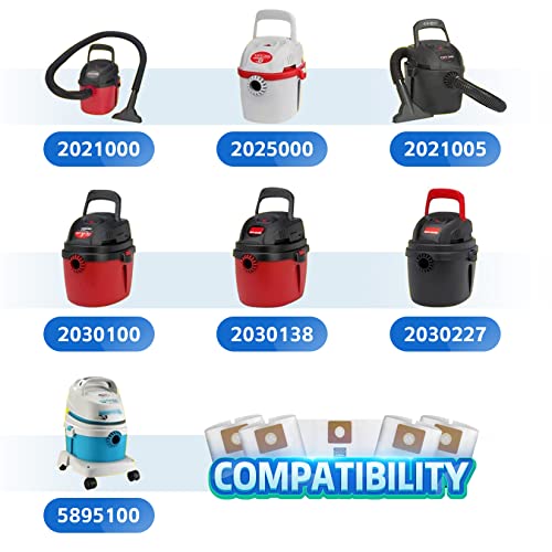 3 Pack ALYYDBG for Shop Vac Bags 1-1.5 Gallon Type A 90667 9066733 - size: 1-1.5 Gallon