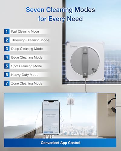 ECOVACS WINBOT W2S Window Cleaning Robot with TruEdge Cleaning - size: W2S