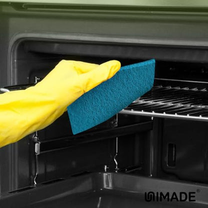 UNIMADE Non-Scratch Scouring Pads, 24Pcs Household Scour Pads - color: Blue, size: 24 Pack