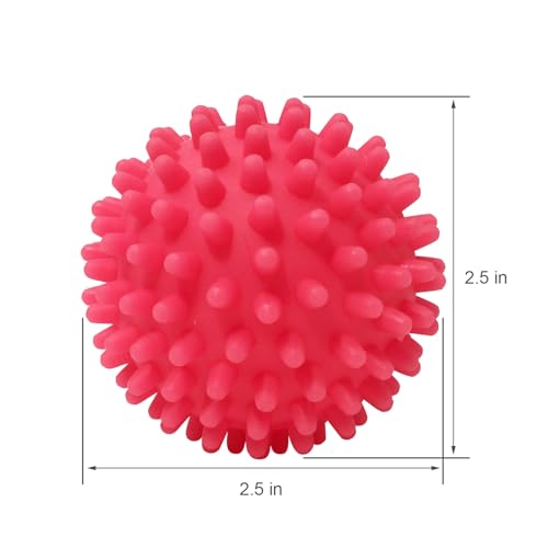 Dryer Balls 4 Pack - Non-Toxic Reusable Dryer Balls (Red) - color: Red