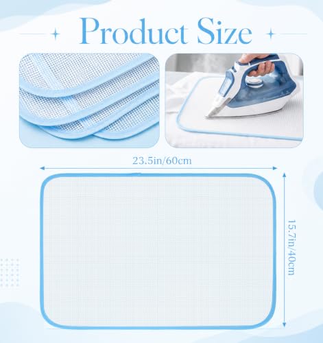 4 Pcs Ironing Cloth to Protect Clothes, Reusable Press Cloth for Ironing to Protect Clothes from Scorch and Shine Marks