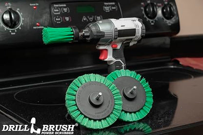 Drillbrush Dishwasher Safe Kitchen Appliance Cleaner Brushes for Drill - color: Green