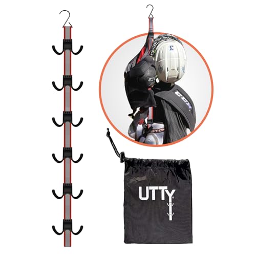 UTTY Multipurpose Portable Hanging Rack - Vertical Hockey Gear Drying Rack