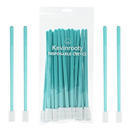 30PCS Crevice Cleaning Brush Tool Kit - Disposable Toilet Brush & Seat Cleaner (Blue)