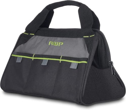 AWP Tool Bags, Premium Tool Bag, Black, Durable Tool Tote, for Professionals and Contractors - size: 13 Inch (Pack of 6), style: Tool Bag