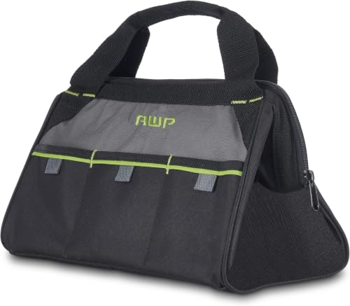 AWP Tool Bags, Premium Tool Bag, Black, Durable Tool Tote, for Professionals and Contractors - size: 13 Inch (Pack of 6), style: Tool Bag