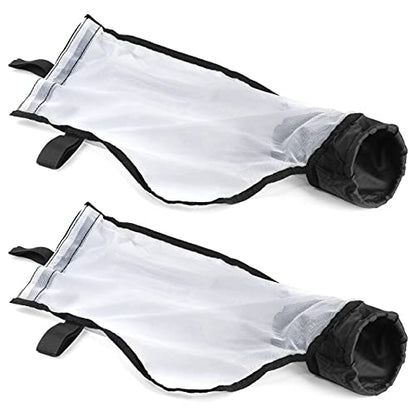 360240 Racer Pool Cleaner Debris Bag Kit/with Hook & Loop Fastener, for Pentair Automatic Pool Cleaner Replacement Parts 360228 & LS 360330 Pool Cleaner Pentair Rover Vacuum Bag (2 Pack)