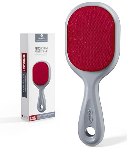 VASSON Double-Sided Lint Brushes for Clothes & Pet Hair Remover