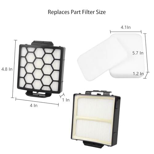Cherimo Replacement Filter for Shark ZU55 Rotator Pet Plus Corded Upright Vacuum
