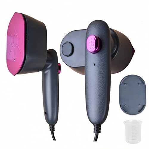 Mini Travel Steamer Iron, 2-in-1 Dry Steam Garment Iron for Clothes - color: Premium Matte Gray