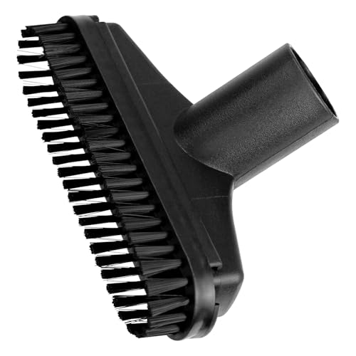 HASMX 5.5" Wide Black Vacuum Furniture Tool with Brush Strip for Dirt Devil, Electrolux, Eureka, Rainbow, Shop Vac Vacuums, Fits 1.25" Vacuum Cleaner Upholstery Tool Vac Attachment (1-Pack)