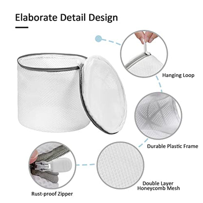 GOGOODA Laundry Mesh Bra Wash Bag for Lingerie, Underwear, Delicates, 3 PCS - size: 3 Bra Wash Bags