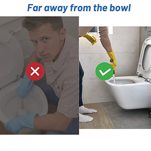 Pumice Stone Toilet Bowl Cleaner - Hard Water Stain Remover - style: 1 Toilet Handle+7 Pumice