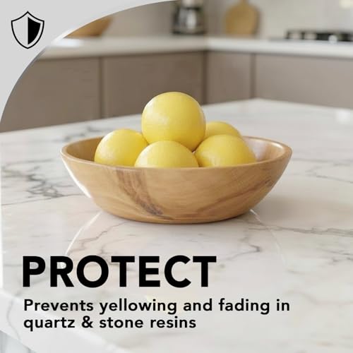 Weiman Quartz Countertop Cleaner and Polish (4 Pack w/Micro Towel) Clean and Shine Your Quartz Countertops Islands and Stone Surfaces with Ultra Violet Protection - size: 16 Fl Oz (Pack of 4)