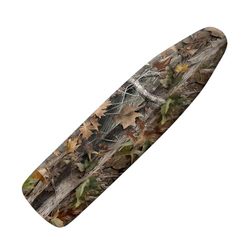 Camo Forest Ironing Board Cover and Padding 15 X 54 Ironing Board Protective Stretchy Cover Standard Size Iron Board Covers Built in Ironing Board Sleeve Accessorizes for Women - color: Camo Forest