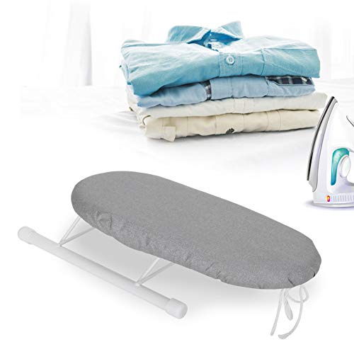 Portable Travel Ironing Board Compact Folding with Cotton Cover Heat Silver Cloth for Home Dorm Small 10 2 by 4 3 Inch