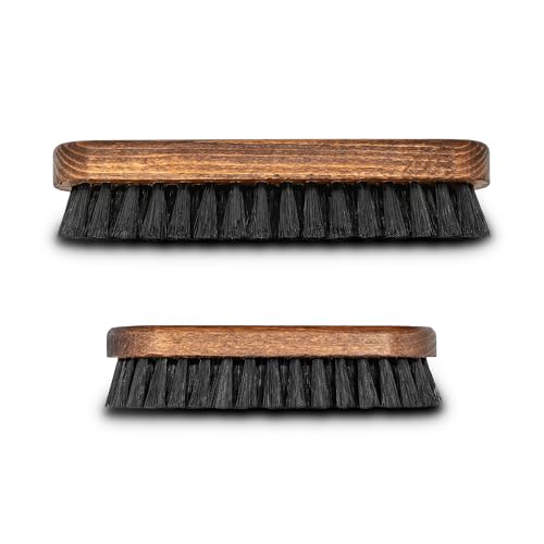 Geist. Leather & Upholstery Cleaning Brush Medium | To clean car seats, leather sofas, and alcantara | For car interiors, furniture, boots, shoes, bags and more - size: Medium