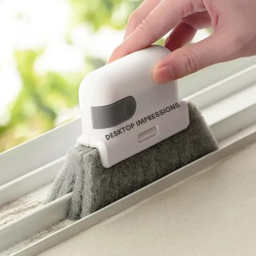 Window Track Cleaner, Gap Brush Groove Cleaner, Window Track Cleaning Tool, Gap Cleaning Brush Small Spaces, Sliding Door Track Cleaner, Window Brush, Shower Track Cleaning Brush, Window Cleaner Tool - color: Microfiber Style