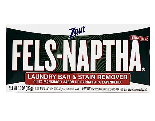 Fels-Naptha Laundry Soap Bar (Pack of 5) - size: 5.5 Ounce (Pack of 5)