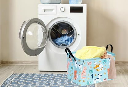 Foldable Nursery Hamper Storage Basket - color: CAT