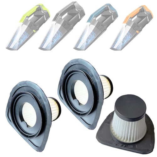 Hepa Filters Replacement compatible with Blestan LT-114 Handheld Vacuum Cordless, Filters for Blestan Car Vacuum, 3pack Washable Filters Works with Absob Cordless Handheld Vac（Vac isn't included)