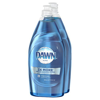 Dawn Ultra Dishwashing Liquid Dish Soap Original Scent, Two 21.6 oz Bottles - size: 21.6 Fl Oz (Pack of 2)