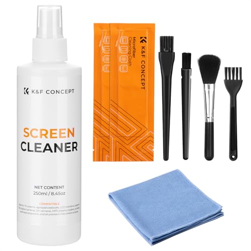 K&F CONCEPT 8-in-1 Screen Cleaning Kit, for Car, Computer, Laptop