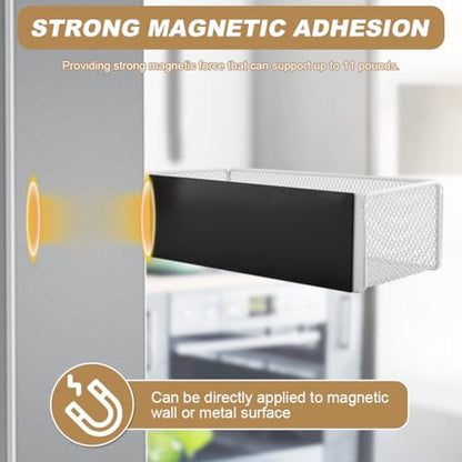 Magnetic Shelf for Washer & Dryer, Laundry Room Organizer, 11lb Capacity